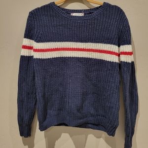 Cozy Blue Knit Sweater